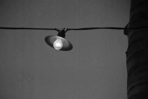 Eltjänst Åmål gammal gatlampa